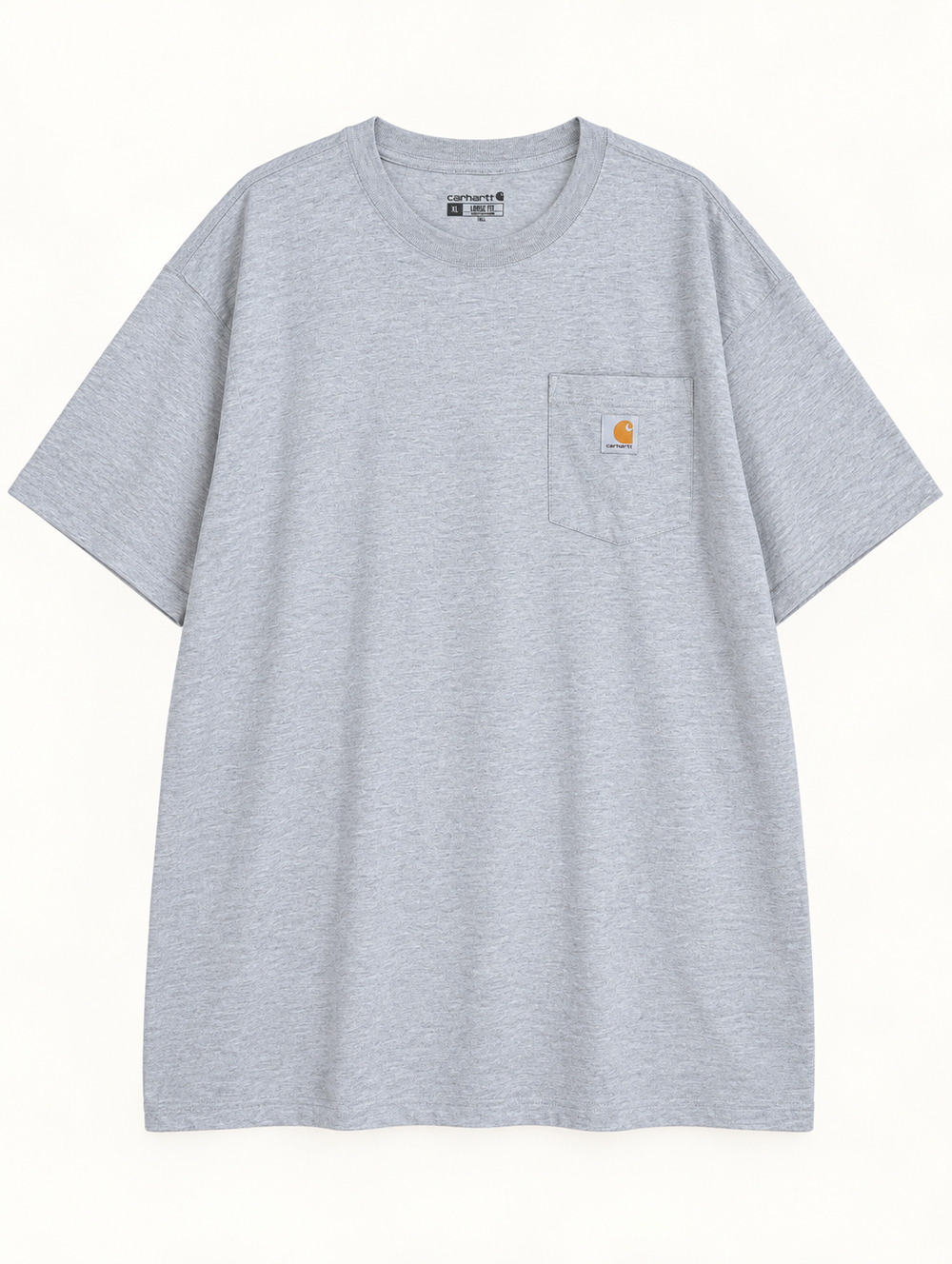 Carhartt K87 Pocket T-Shirt Mens XL Tall Heather Gray Loose Fit NWT